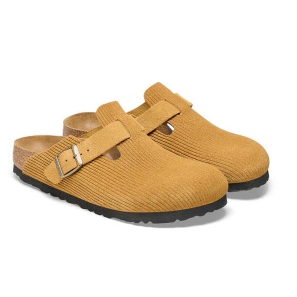 Birkenstock Boston Suede Embossed Clogs Size 8 NEW - Picture 3 of 16